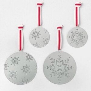 4pcs. Hearth & Hand Metal ornaments